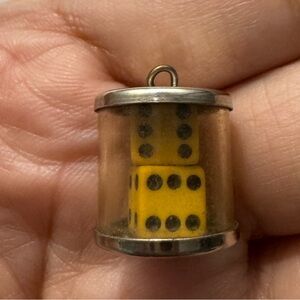 Vintage 1960’s D&b Dolan & Bullock Sterling Dice Charm